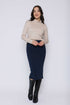 Erin-Luxe Fleece Midi Skirt